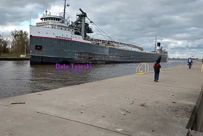 m/v Mississagi entering Fairport Harbor, OH Lake Erie