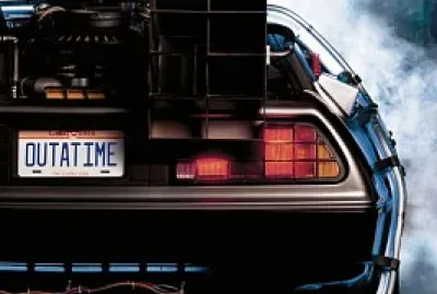 Back to the Future Delorean Back