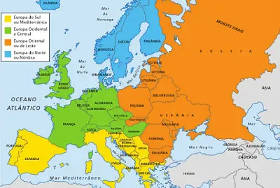 MAPA DA EUROPA