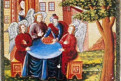 3 anges chez Abraham