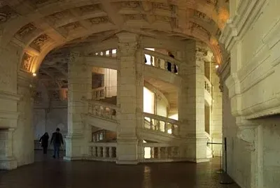 Château de Chambord - Escalier à double révolution