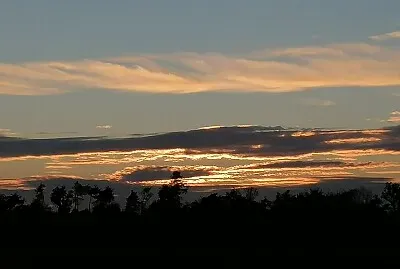 Sunset in france