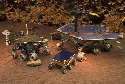 robot con panel solar