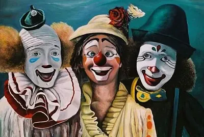3 clowns