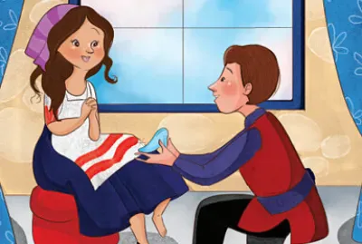 Um desafio: Organize as peças e descubra qual é a cena da história Cinderela...