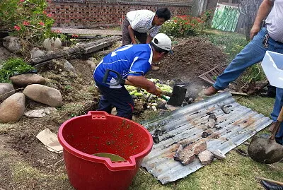 pachamanca al hoyo