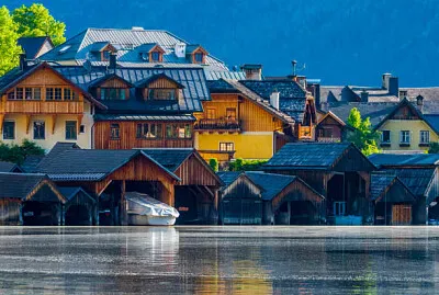 奧地利薩爾茨卡默古特湖風景區