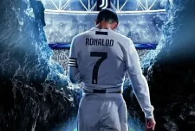 Foto de un futbolista .