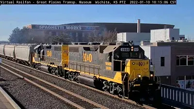 K O-3929, K O-3937 in the morning sunshine at Wichita,KS/USA