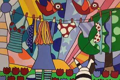 Lavando en primavera