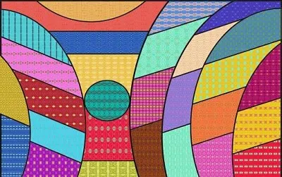 Couleurs Patchwork jigsaw puzzle