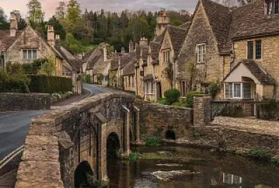 פאזל של Cotswolds-Inglaterra