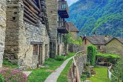 פאזל של Brontallo-Ticino(Suiza)