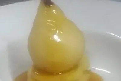 postre de pera