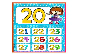 Contando del 20 al 29