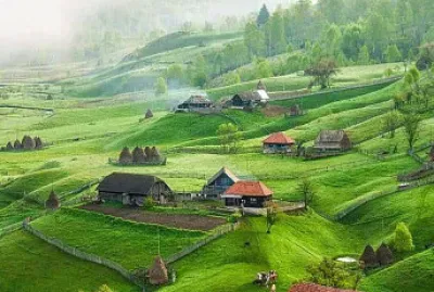 Paisaje de los Cárpatos