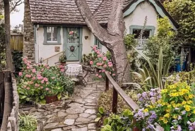 פאזל של Casa y jardín