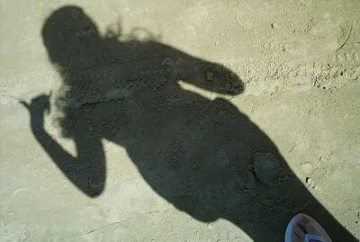 Sombra na areia