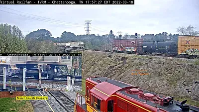 Broken Knuckle (coupler) on train at Chattanooga,TN/USA