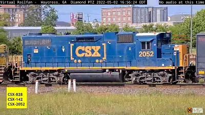 CSX-2052 passing thru Waycross,GA/USA
