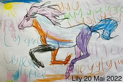 Le cheval a Lily jigsaw puzzle