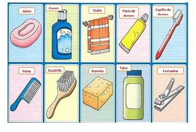 útiles de aseo