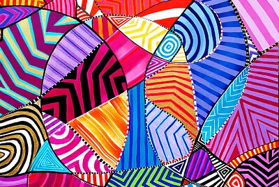 Couleurs Patchwork jigsaw puzzle