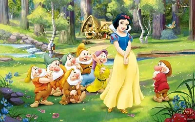 פאזל של BRANCA DE NEVE E OS SETE ANÕES
