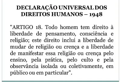 Artigo 18 da Declaração Universal dos Direitos Hum