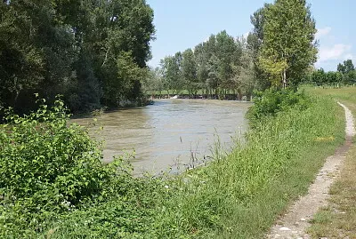 la curva del fiume