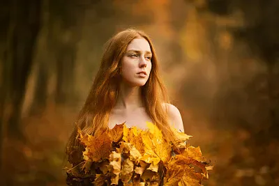 Autumn Woman jigsaw puzzle