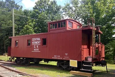 Old wooden CV Caboose