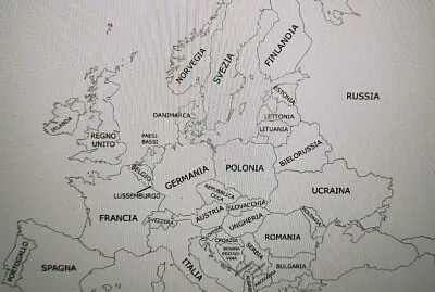 Cartina europa jigsaw puzzle