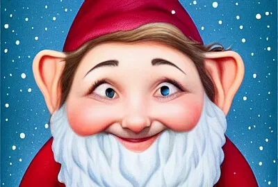 Happy Gnome (Digital Art Created by Me)