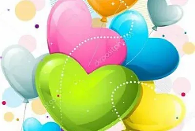 corazones de colores