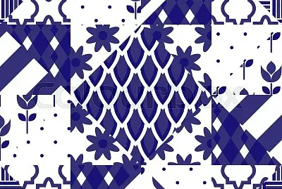 aplique tela azul