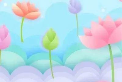 flores colores pastel