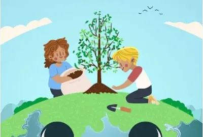 Plantando un arbol