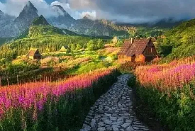 Paisaje en Zakopane-Polonia