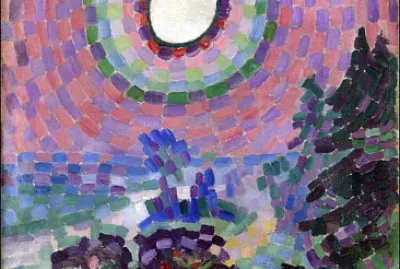 Delaunay paysage au disque