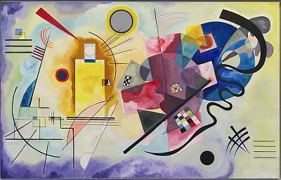 Kandinsky jaune Rouge Bleu