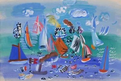 Dufy escadre anglaise au havre