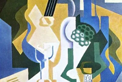 Juan Gris bleu jaune