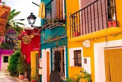 Fachada colorida