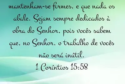 I CORÍNTIOS 15:58