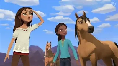 Spirit/Lucky with friends
