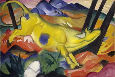 Franz Marc la vache jaune