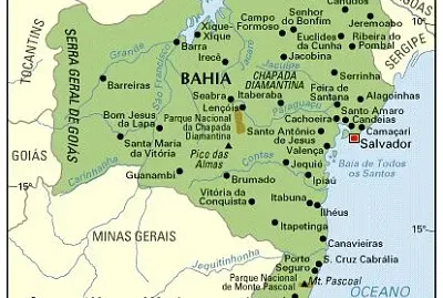 mapa Bahia