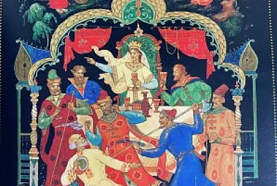 Drame au banquet jigsaw puzzle