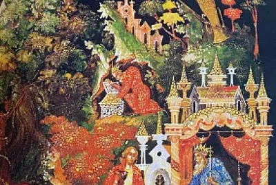 l 'homme bleu et son gros chat